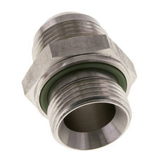JIC Double Nipple G1'' x UN 1-5/16''-12 Stainless Steel FKM 170bar (2388.5psi)