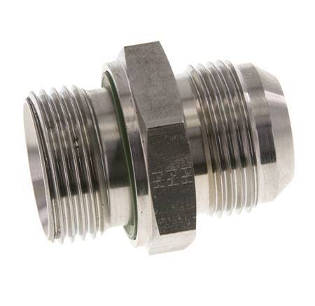 JIC Double Nipple G1'' x UN 1-5/16''-12 Stainless Steel FKM 170bar (2388.5psi)