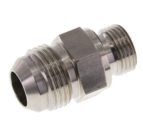 JIC Double Nipple G1/2'' x UN 1-1/16''-12 Stainless Steel FKM 210bar (2950.5psi)