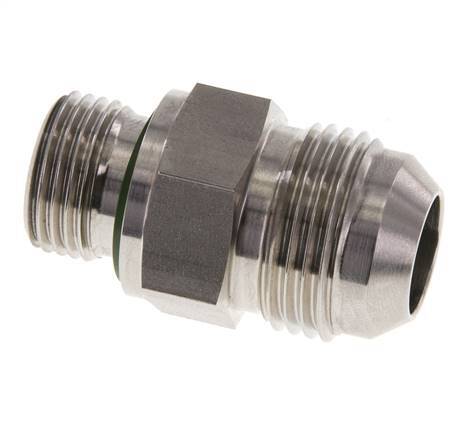 JIC Double Nipple G1/2'' x UN 1-1/16''-12 Stainless Steel FKM 210bar (2950.5psi)