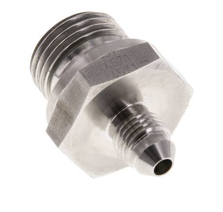 JIC Double Nipple G1/2'' x UNF 7/16''-20 Stainless Steel FKM 310bar (4355.5psi)