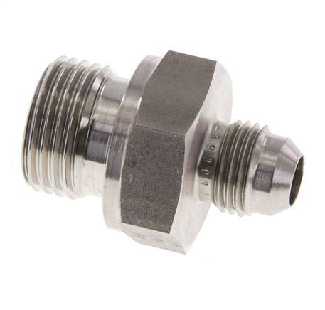 JIC Double Nipple G1/2'' x UNF 9/16''-18 Stainless Steel FKM 275bar (3863.75psi)