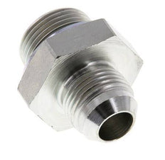 JIC Double Nipple G3/4'' x UNF 7/8''-14 Steel NBR 210bar (2950.5psi)
