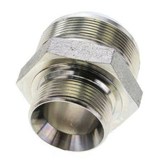 JIC Double Nipple G1 1/2'' x UN 2-1/2''-12 Steel NBR 80bar (1124.0psi)