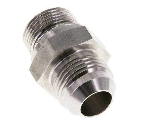 JIC Double Nipple G3/4'' x UN 1-1/16''-12 Stainless Steel FKM 210bar (2950.5psi)