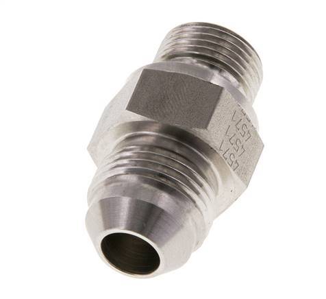 JIC Double Nipple G3/8'' x UNF 3/4''-16 (Dash Size 8) Stainless