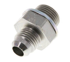 JIC Double Nipple G3/8'' x UNF 9/16''-18 Steel NBR 275bar (3863.75psi) [2 Pieces]