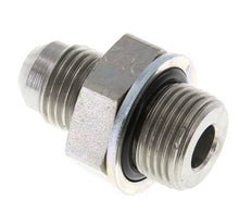 JIC Double Nipple G3/8'' x UNF 9/16''-18 Steel NBR 275bar (3863.75psi) [2 Pieces]