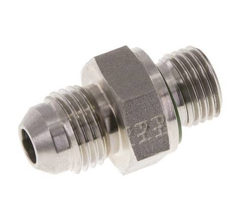 JIC Double Nipple G1/4'' x UNF 9/16''-18 Stainless Steel FKM 275bar (3863.75psi)