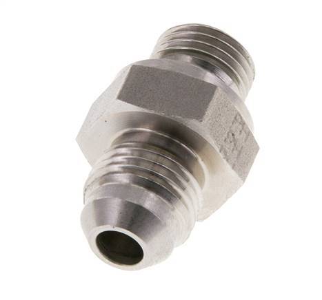 JIC Double Nipple G1/4'' x UNF 9/16''-18 Stainless Steel FKM 275bar (3863.75psi)