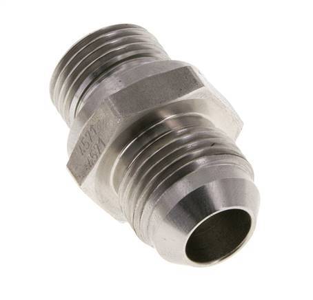 JIC Double Nipple G1/2'' x UNF 7/8''-14 Stainless Steel FKM 210bar (2950.5psi)