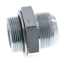 JIC Double Nipple G1 1/2'' x UN 1-7/8''-12 Steel NBR 105bar (1475.25psi)