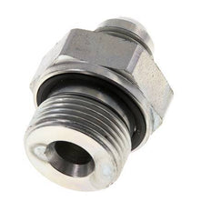 JIC Double Nipple G3/4'' x UNF 3/4''-16 Steel NBR 275bar (3863.75psi)