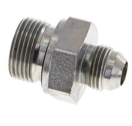 JIC Double Nipple G3/4'' x UNF 3/4''-16 Steel NBR 275bar (3863.75psi)