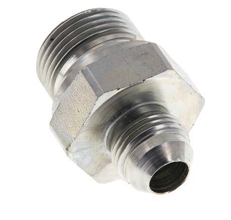 JIC Double Nipple G3/4'' x UNF 3/4''-16 Steel NBR 275bar (3863.75psi)