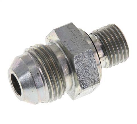 JIC Double Nipple G1/4'' x UNF 3/4''-16 Steel NBR 275bar (3863.75psi) [2 Pieces]