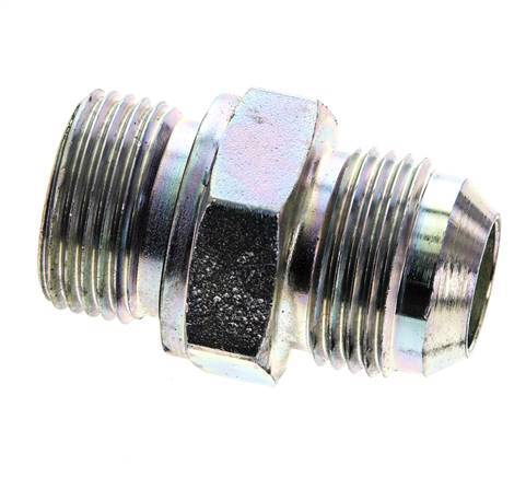 JIC Double Nipple M27 X 2 x UN 1-1/16''-12 Steel NBR 210bar (2950.5psi)