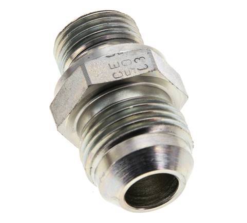 JIC Double Nipple M18 X 1.5 x UNF 7/8''-14 Steel NBR 210bar (2950.5psi)