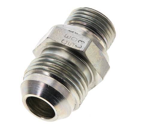 JIC Double Nipple M18 X 1.5 x UNF 7/8''-14 Steel NBR 210bar (2950.5psi)