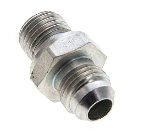 JIC Double Nipple M14 X 1.5 x UNF 9/16''-18 Steel NBR 275bar (3863.75psi) [2 Pieces]