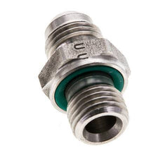 JIC Double Nipple M14 X 1.5 x UNF 9/16''-18 Stainless Steel FKM 275bar (3863.75psi)