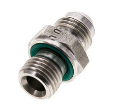 JIC Double Nipple M14 X 1.5 x UNF 9/16''-18 Stainless Steel FKM 275bar (3863.75psi)