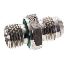 JIC Double Nipple M14 X 1.5 x UNF 9/16''-18 Stainless Steel FKM 275bar (3863.75psi)