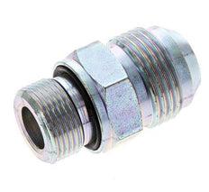 JIC Double Nipple M22 X 1.5 x UN 1-1/16''-12 Steel NBR 210bar (2950.5psi)