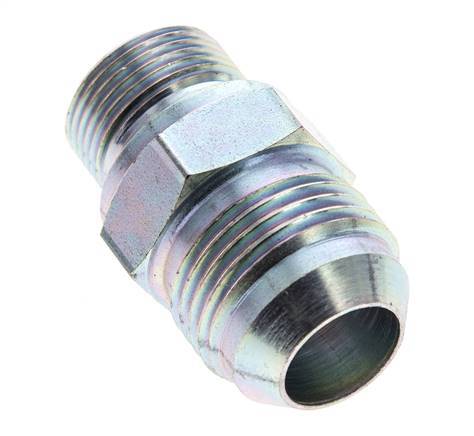 JIC Double Nipple M22 X 1.5 x UN 1-1/16''-12 Steel NBR 210bar (2950.5psi)