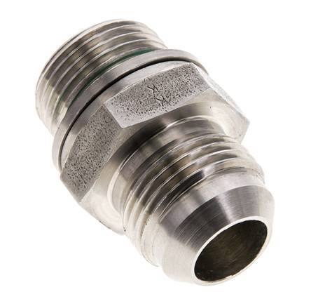 JIC Double Nipple M27 X 2 x UN 1-1/16''-12 Stainless Steel FKM 210bar (2950.5psi)