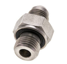 JIC Double Nipple M16 X 1.5 x UNF 9/16''-18 Stainless Steel FKM 275bar (3863.75psi)