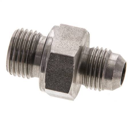 JIC Double Nipple M16 X 1.5 x UNF 9/16''-18 Stainless Steel FKM 275bar (3863.75psi)