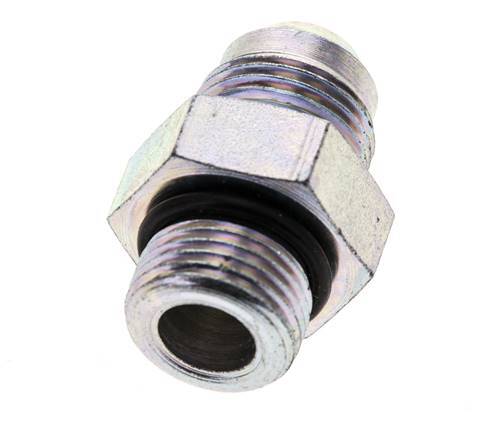JIC Double Nipple M18 X 1.5 x UNF 3/4''-16 (Dash Size 8) Steel NBR