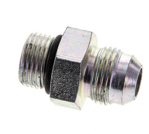 JIC Double Nipple M18 X 1.5 x UNF 3/4''-16 (Dash Size 8) Steel NBR