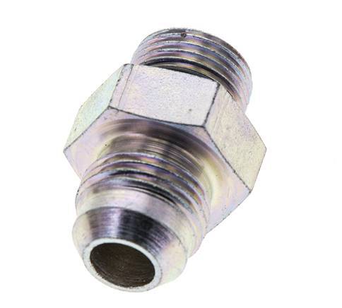 JIC Double Nipple M18 X 1.5 x UNF 3/4''-16 (Dash Size 8) Steel NBR