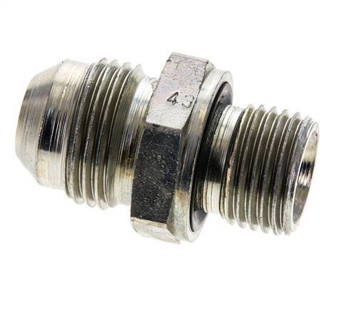 JIC Double Nipple M16 X 1.5 x UNF 3/4''-16 Steel NBR 275bar (3863.75psi)