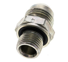 JIC Double Nipple M16 X 1.5 x UNF 3/4''-16 Steel NBR 275bar (3863.75psi)