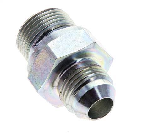 JIC Double Nipple M22 X 1.5 x UNF 3/4''-16 Steel NBR 275bar (3863.75psi)