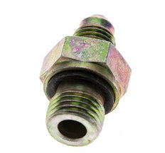 JIC Double Nipple M14 X 1.5 x UNF 7/16''-20 Steel NBR 310bar (4355.5psi)