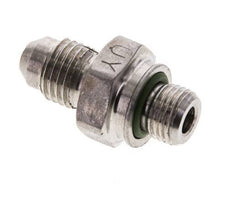 JIC Double Nipple M10 X 1 x UNF 7/16''-20 Stainless Steel FKM 310bar (4355.5psi)