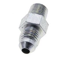 JIC Double Nipple UNF 7/16''-20 x 1/8'' NPT Steel 310bar (4355.5psi) [2 Pieces]