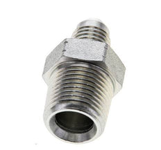 JIC Double Nipple UNF 7/16''-20 x 3/8'' NPT Steel 210bar (2950.5psi) [2 Pieces]