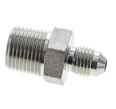 JIC Double Nipple UNF 7/16''-20 x 3/8'' NPT Steel 210bar (2950.5psi) [2 Pieces]