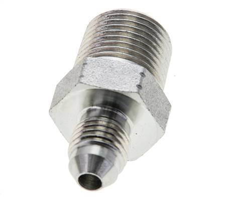 JIC Double Nipple UNF 7/16''-20 x 3/8'' NPT Steel 210bar (2950.5psi) [2 Pieces]