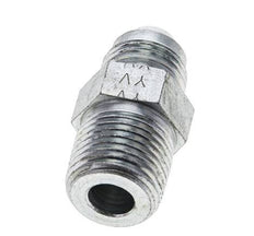 JIC Double Nipple UNF 3/4''-16 x 1/2'' NPT Steel 210bar (2950.5psi) [2 Pieces]