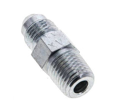 JIC Double Nipple UNF 1/2''-20 x 1/4'' NPT Steel 275bar (3863.75psi) [2 Pieces]