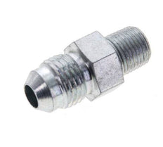 JIC Double Nipple UNF 1/2''-20 x 1/8'' NPT Steel 275bar (3863.75psi) [2 Pieces]