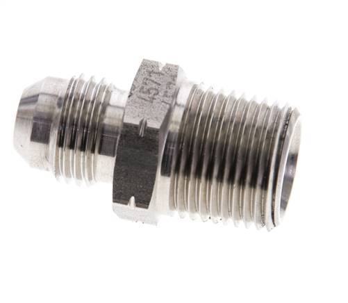 JIC Double Nipple UNF 9/16''-18 x 3/8'' NPT Stainless Steel 210bar (2950.5psi)
