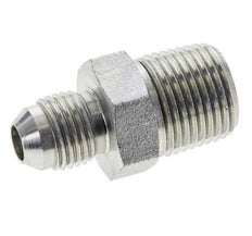 JIC Double Nipple UNF 1/2''-20 x 3/8'' NPT Steel 210bar (2950.5psi) [2 Pieces]