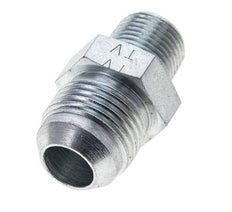 JIC Double Nipple UNF 7/8''-14 x 3/8'' NPT Steel 210bar (2950.5psi) [2 Pieces]